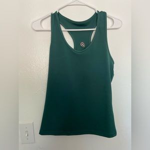 NWOT POP Fit M Teal Racerback Athletic Shirt